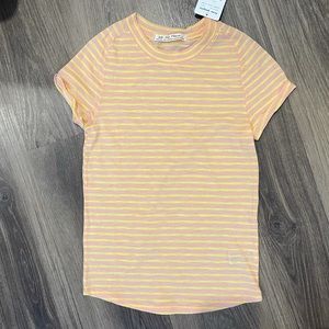 Pink & yellow striped shirt